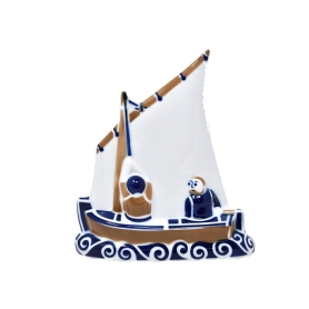 scultura in porcellana Vela Latina