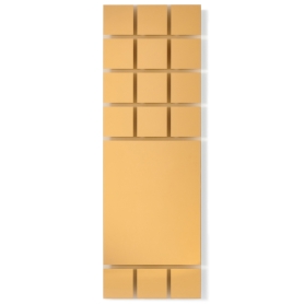 Andromeda amber wall mirror cm 50x150