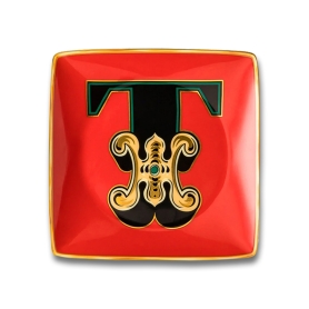 piattino con iniziale T