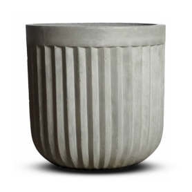 concrete ribbed pot cm50