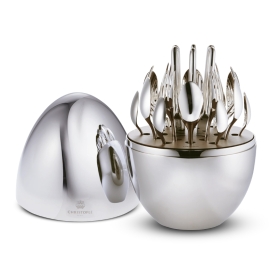 set posate 24 pezzi Mood Easy con contenitore