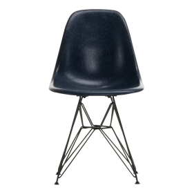 Eames plastic chair DSR navy blue