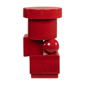 Edge table / planter red