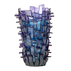 Lilla/menta Ritagli vase limited edition