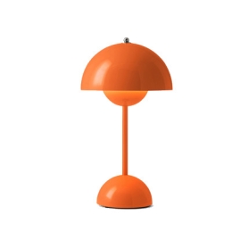 Flowerpot portable lamp Zesty Orange