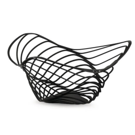 Trinity fruit basket black cm 26