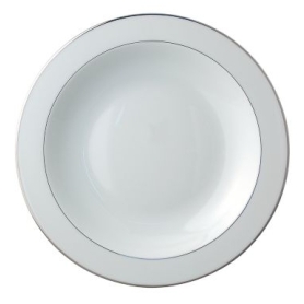 deep round serving tray