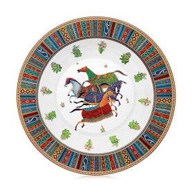large round deep platter cm 42