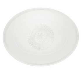 large oval serving dish