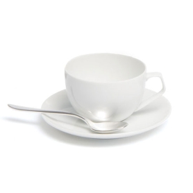 6 coffee cups with saucers