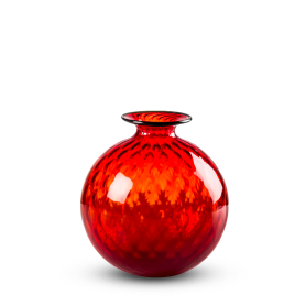 vaso Balloton 100.16 rosso/filo verdemela