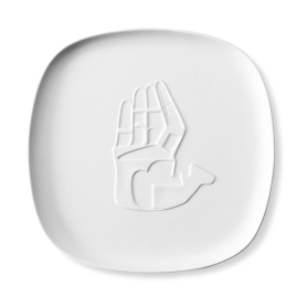 square tray La Main Ouverte
