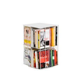 revolving bookshelf 33x33 h 42 cm sand