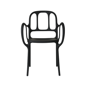 Milà chair matt black