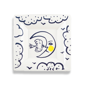 square tray Lune cm 17
