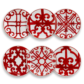 6 dessert plates