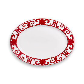 Oval platter cm 37