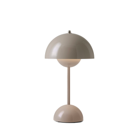 Flowerpot lampada a batteria grey beige