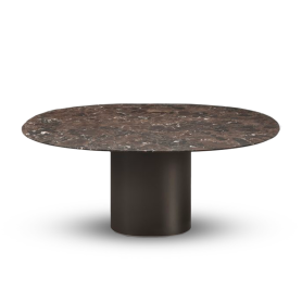 Holo Pillar table Emperador marble