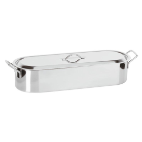 pesciera in acciaio inox cm 60