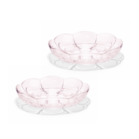 6 piatti dessert Lily cm 16 rosa