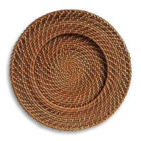 6 plates in rattan 31