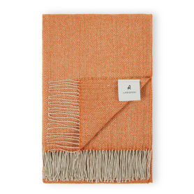 plaid Calais orange 130x190 cm