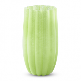 green glass vase cm 38