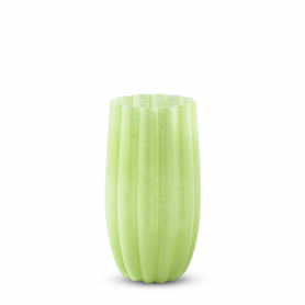 green glass vase cm 27