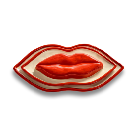 set 3 piatti Lips