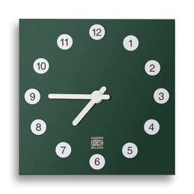 Oramai orologio da parete verde