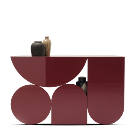 Shape consolle glossy red