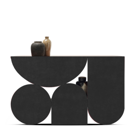 Shape consolle matt lacquered