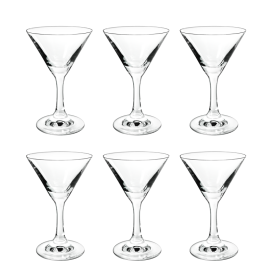 mini martini glass set of 6 10 cl