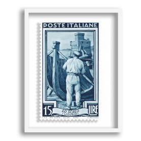 Liguria Lo Scalo , print with Frame