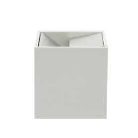 Bruno Munari Cubo Large ashtray white