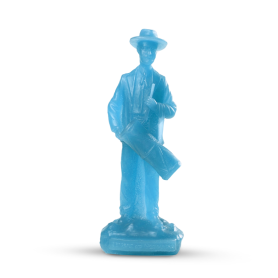 TambourinaÃ¯re wax figure light blue