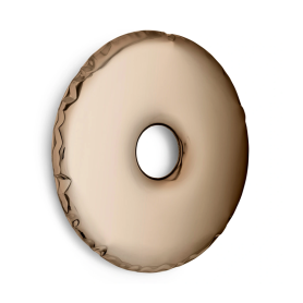 Bronze gold Rondo Mirror cm 95