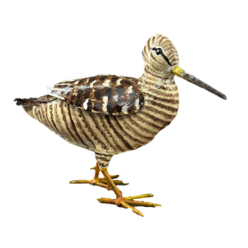 Enamel metal Eurasian woodcock