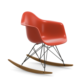 Eames rocking armchair RE RAR poppy red