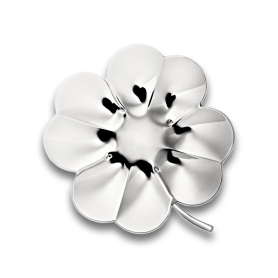 Silver-Plated Lucky 4-Leaf Clover Bowl
