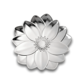 Silver-Plated Lotus Bowl