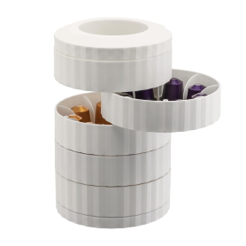 Plissé Coffee Capsule Holder white