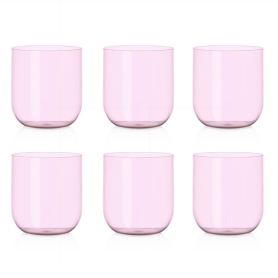 6 tumbler rosa