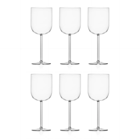6 wine glasses