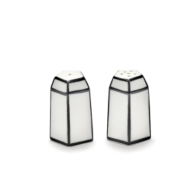 Black Carte Blanche set of 2  egg cups