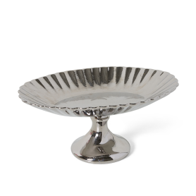 centrotavola in ceramica cromo