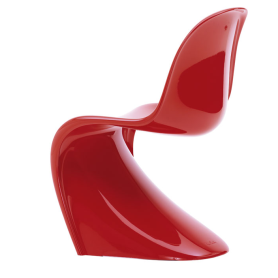 Panton chair classic rosso lucido