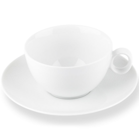 6 tea/breakfast cups with saucers