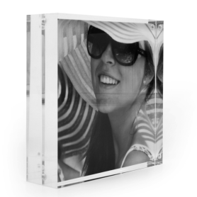 square Lucite frame Bold cm 18x18